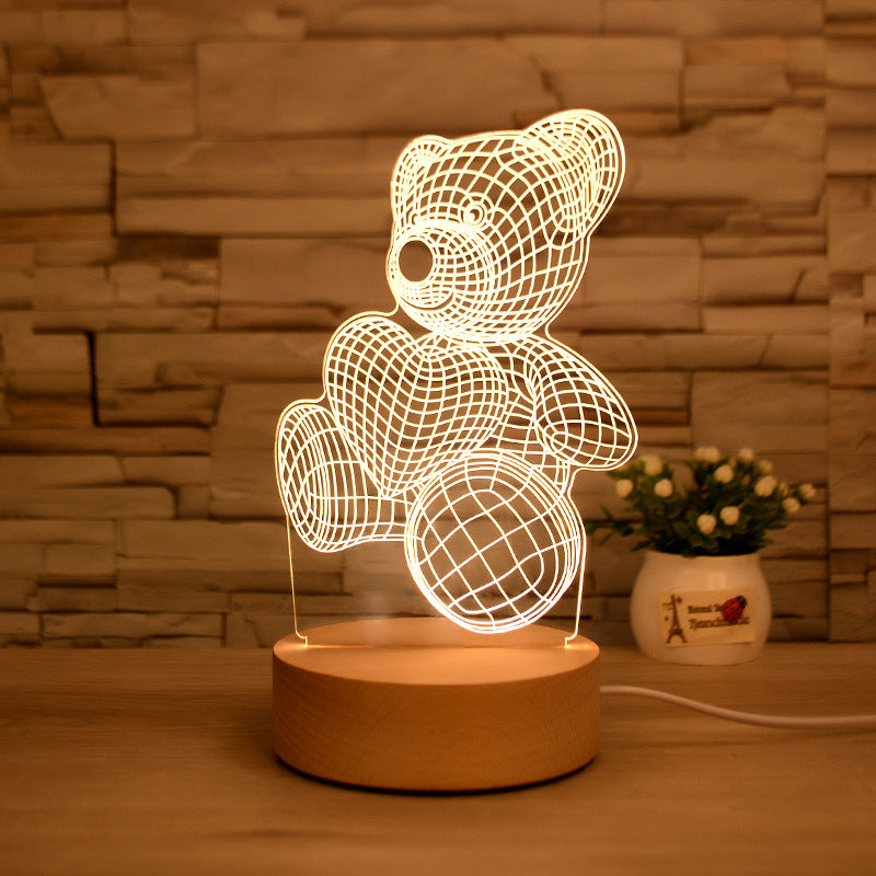 MOLOO-3D-Lamp-LED-Illusie-Bureaulamp-Beertje-Nachtlampje