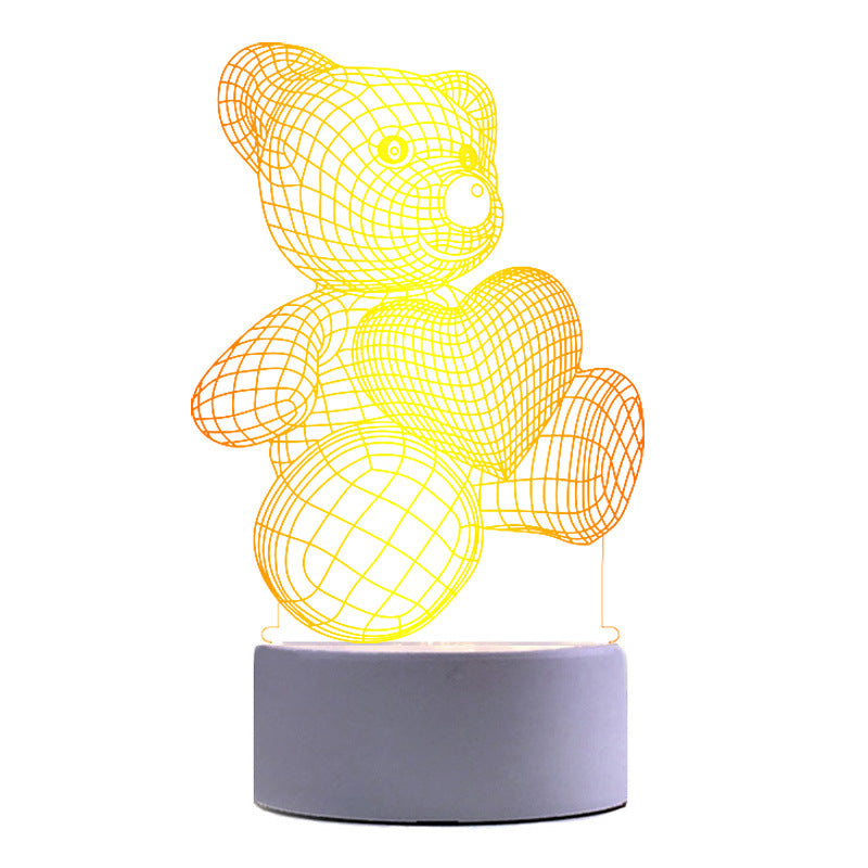 MOLOO-3D-Lamp-LED-Illusie-Bureaulamp-Beertje-Nachtlampje