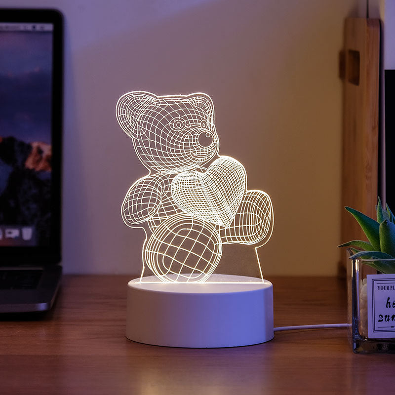 MOLOO-3D-Lamp-LED-Illusie-Bureaulamp-Beertje-Nachtlampje