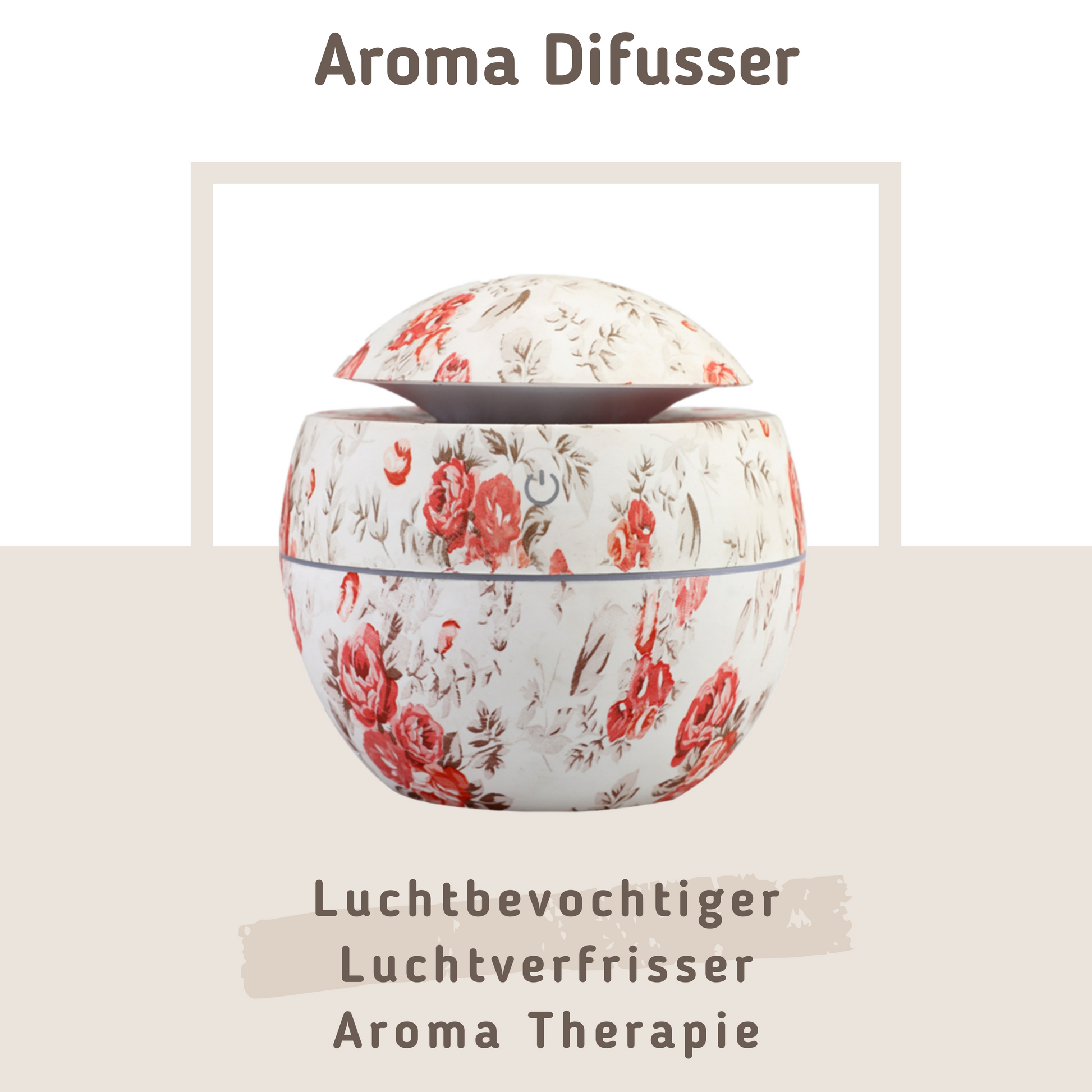      MOLOO-Aroma-Difusser-Rood-Luchtbevochtiger-luchtverfrisser-Aroma-therapie-LED-USB