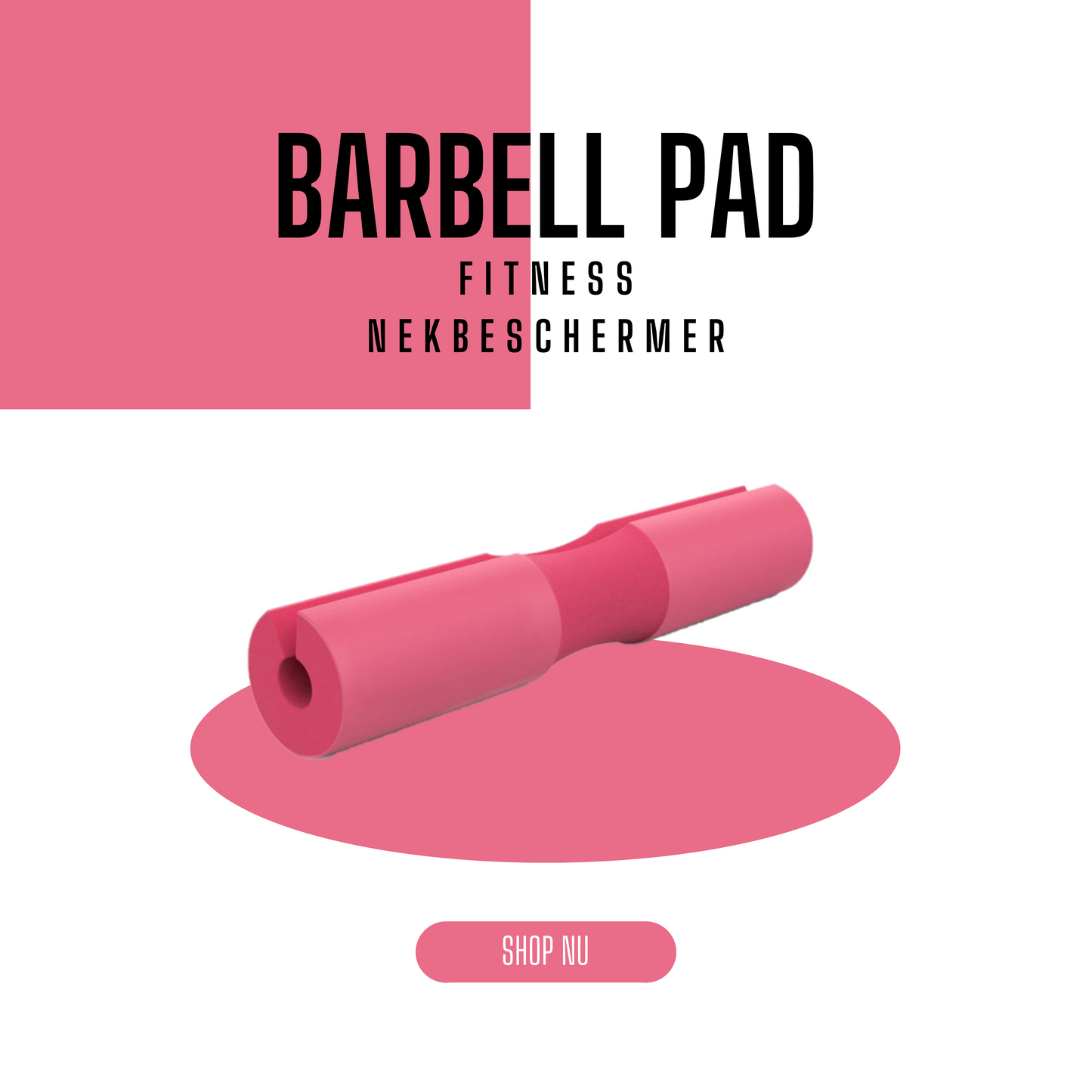 MOLOO-Barbell-Pad-Roze-Fitness-Nekbeschermer-Halterstang-Squats-Hip-Thrust-Barpad