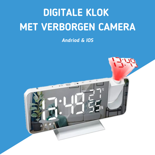      MOLOO-Digitale-Wekker-Met-Projectie-Klok-Wit-Projectieklok