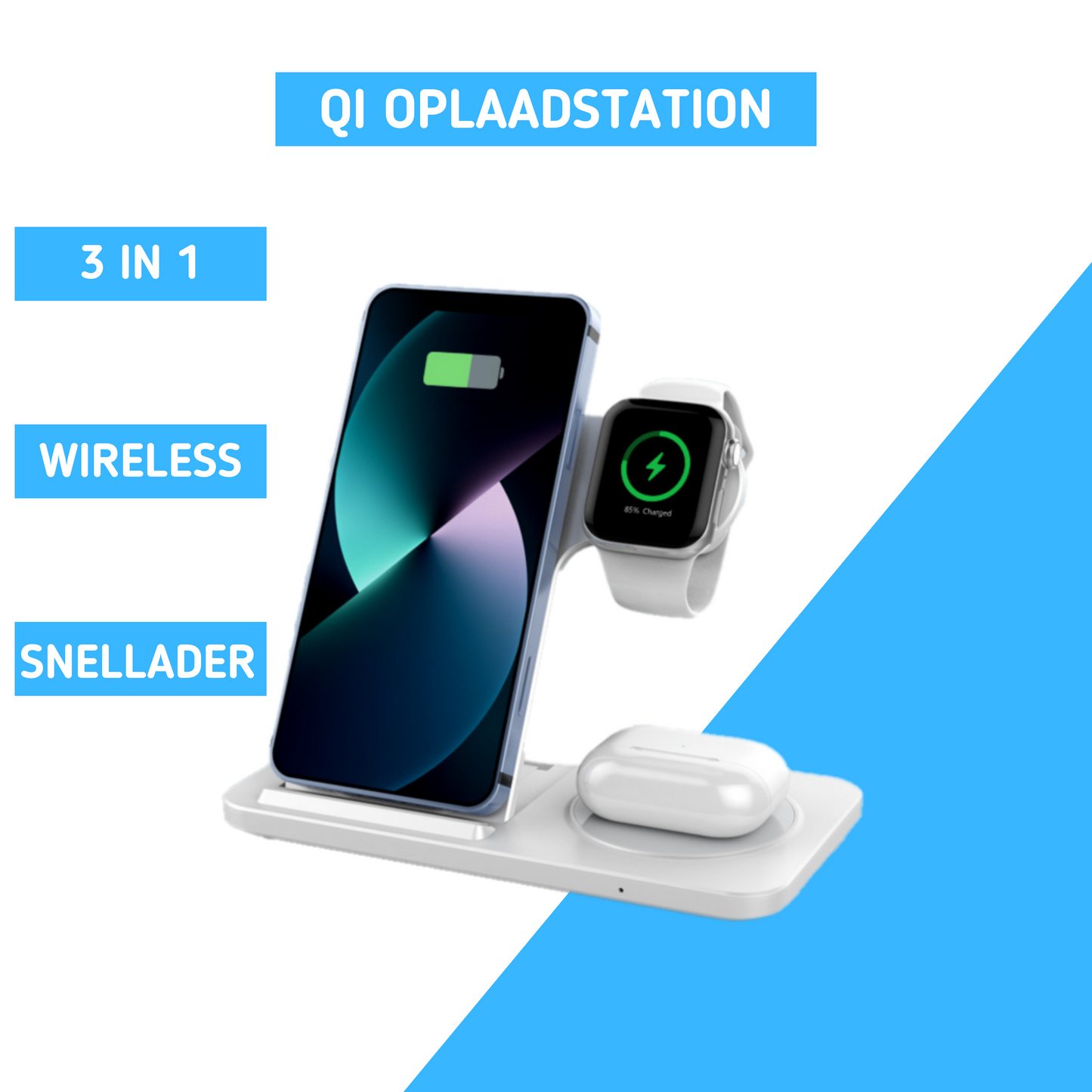 MOLOO-Draadloze-Oplader-3-in-1-Wit-Snellader-Qi-Oplaadstation-Wireless-Charger