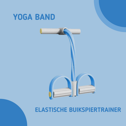 MOLOO-Elastische-Buikspiertrainers-Blauw-Grijs-Yoga-Band-Ab-Trainer