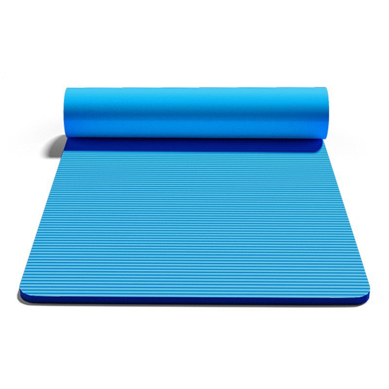 MOLOO-Fitnessmat-Blauw-Yogamat-Gym-Workout-Sportmat-Fitness-Mat-172x60cm