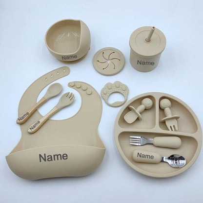 MOLOO-Kinderbestek-set-11-Stuks-Met-Eigen-Naam-Beige