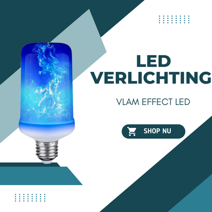     MOLOO-LED-Verlichting-Vlam-Effect-Blauw-E27-Kerst-Lamp