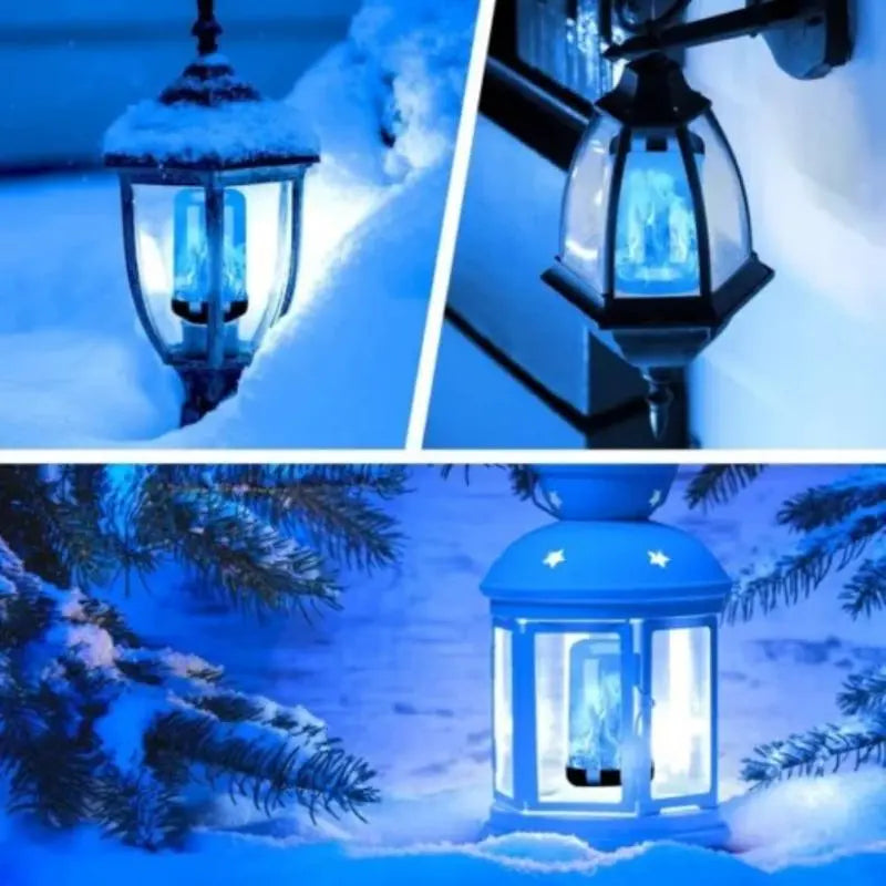     MOLOO-LED-Verlichting-Vlam-Effect-Blauw-E27-Kerst-Lamp