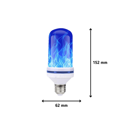     MOLOO-LED-Verlichting-Vlam-Effect-E27-Blauw-Kerst-Lamp