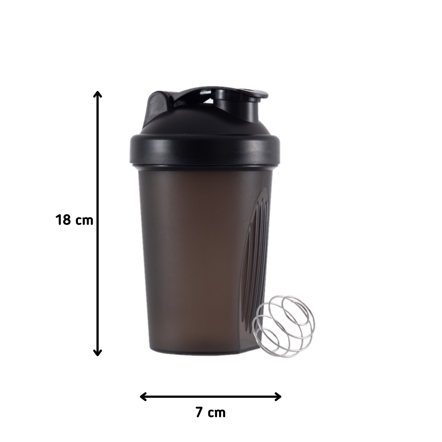 MOLOO-Shakebeker-Zwart-Proteine-Beker-Waterfles-Drinkfles-Sportbeker-400ml