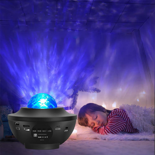 MOLOO-Sterren-Projector-Muziek-Zwart-Galaxy-Projector-Lamp-Sterrenhemel