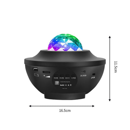 MOLOO-Sterren-Projector-Zwart-Galaxy-Lamp-Sterrenhemel-Met-Muziek