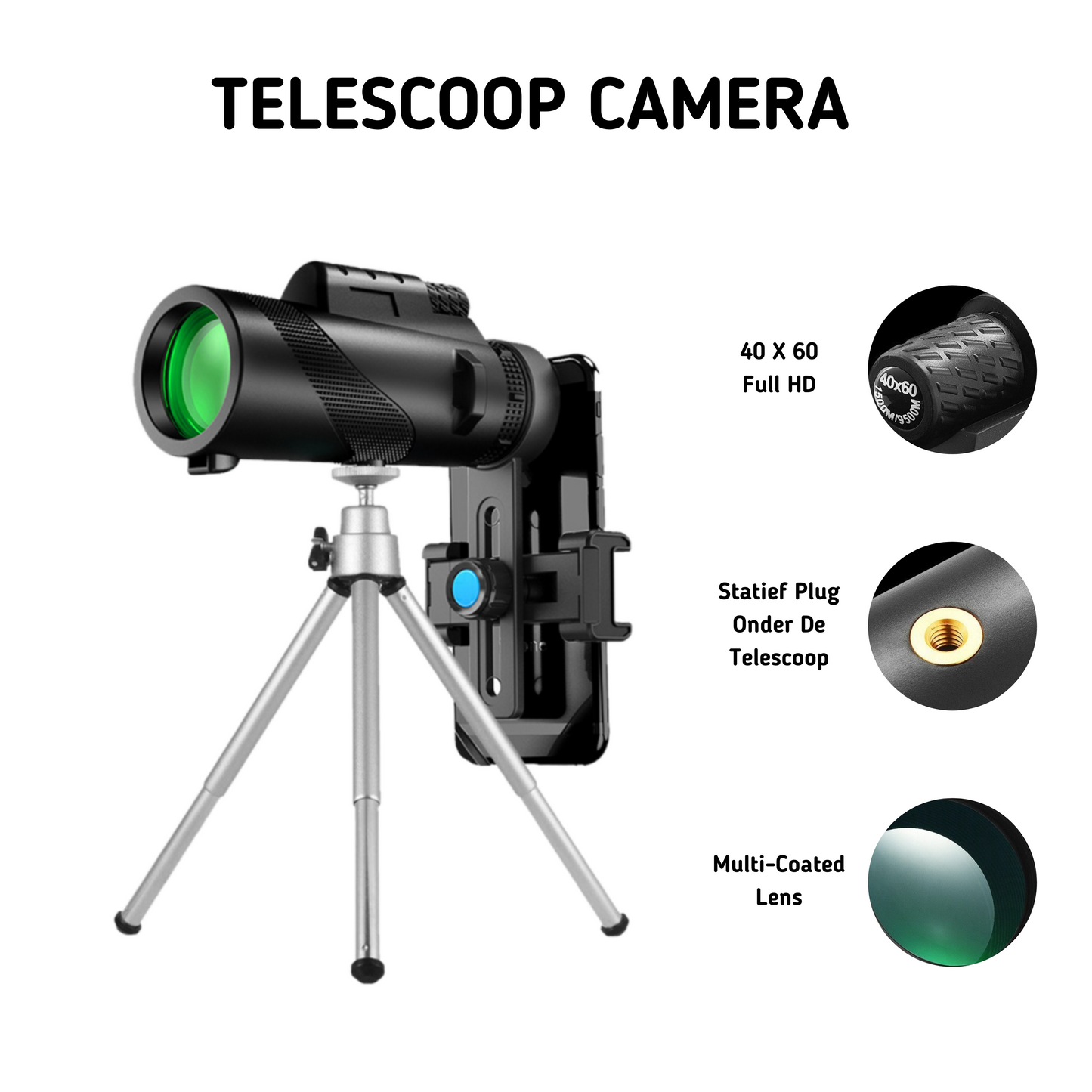 MOLOO-Telescoop-Camera-Lens-Voor-Telefoon-Zwart-Verrekijker-Opzetlens