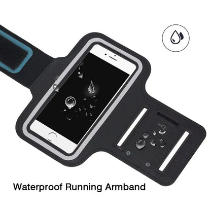 MOLOO-Universele-Smartphone-Armband-Zwart-Hardloopband-Sportarmbanden-Reflecterend