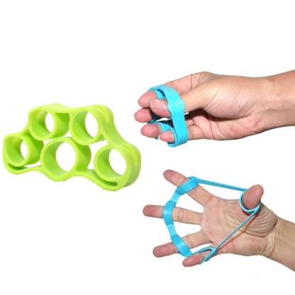 MOLOO Vingerelastieken Groen Vingertrainer Finger trainer Handrevalidatie Griptrainer Arm Hand Stretcher