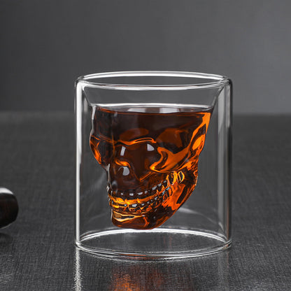 MOLOO-Whiskey-Glas-Skull-Shot-Borrelglaasjes-Shotglas-Schedel-Glas-Doodskop-150ml