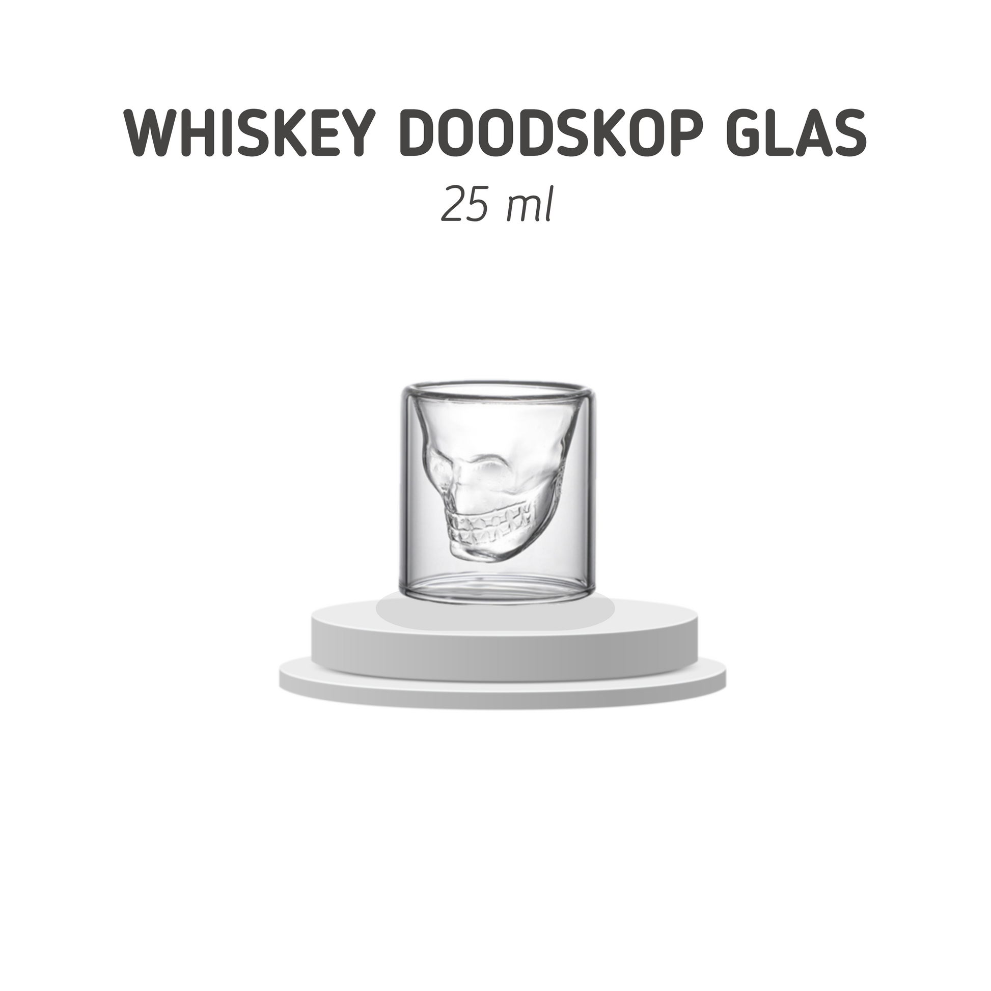 MOLOO-Whiskey-Glas-Skull-Shot-Borrelglaasjes-Shotglas-Schedel-Glas-Doodskop-25mlMOLOO-Whiskey-Glas-Skull-Shot-Borrelglaasjes-Shotglas-Schedel-Glas-Doodskop-25ml