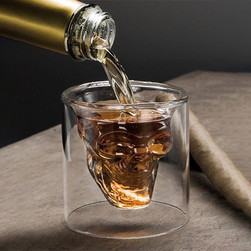 MOLOO-Whiskey-Glas-Skull-Shot-Borrelglaasjes-Shotglas-Schedel-Glas-Doodskop-25ml