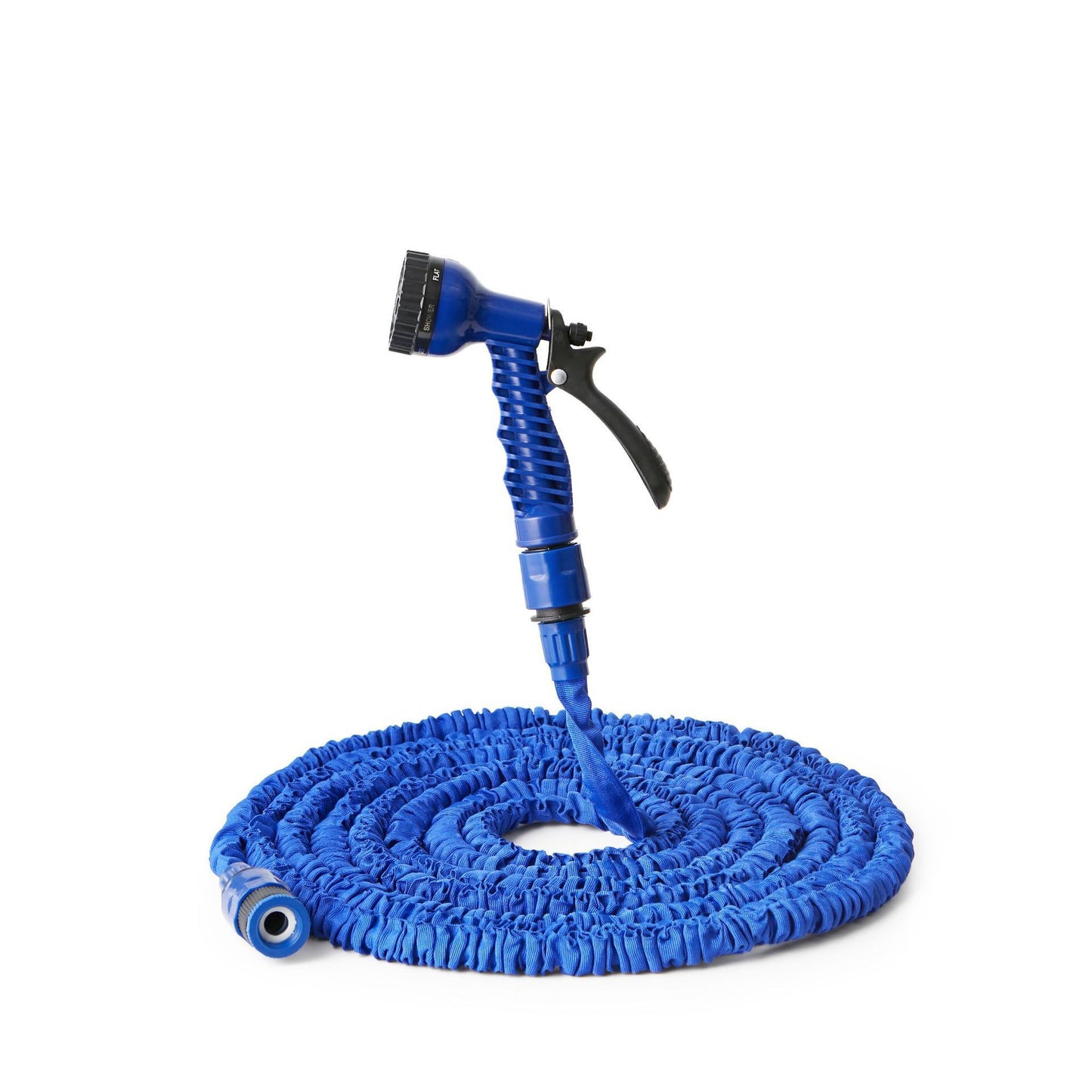 MOLOO Flexibele Tuinslang - Waterslang - Waterslang Flexibel - Tuinslang met Sproeikop - Blauw - 15m