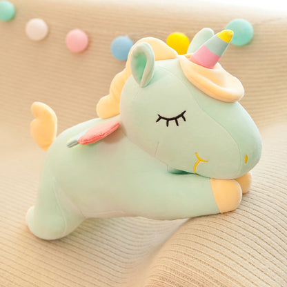 Unicorn-knuffel-groen