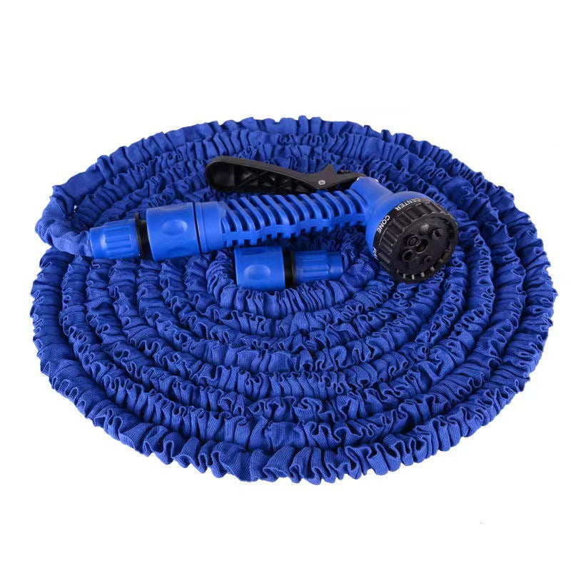 MOLOO Flexibele Tuinslang - Waterslang - Waterslang Flexibel - Tuinslang met Sproeikop - Blauw - 45m